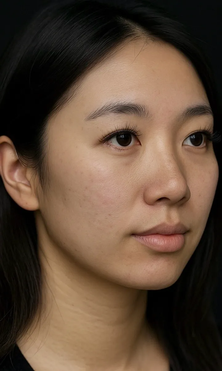 Pose d'extensions de cils par une professionnelle, institut confidentiel Élysée